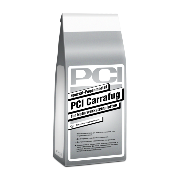 PCI Carrafug. Цементная затирка для швов шириной 1-8 мм для плит из .
